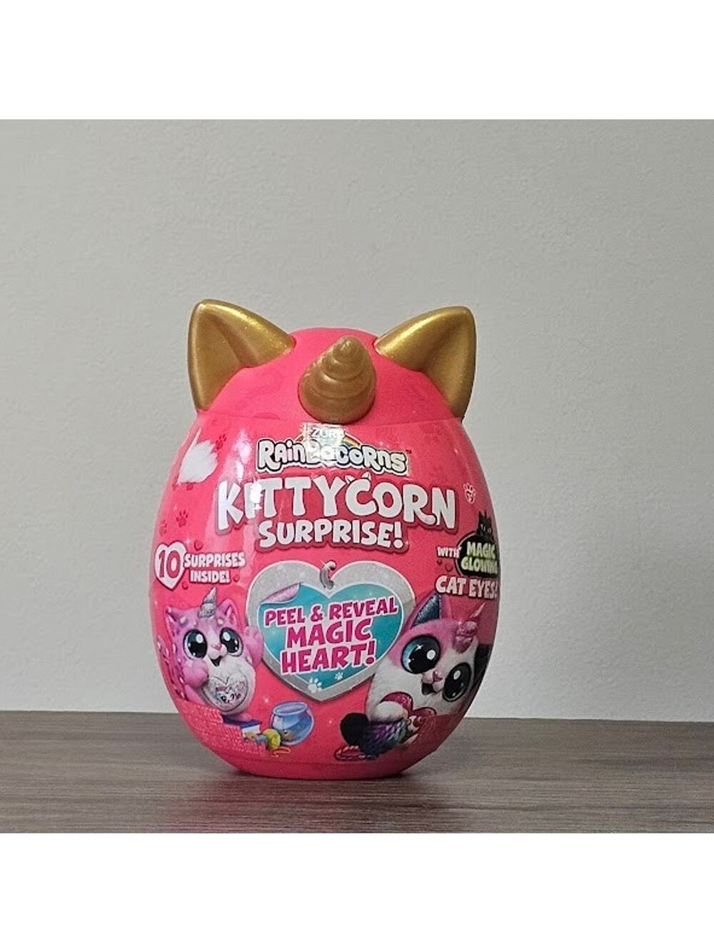 Zuru RAINBOCORNS Kittycorn Surprise Magic Heart with Gold Ears NWT